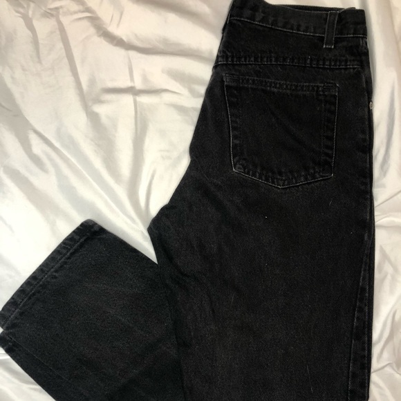 ✿ Vintage Penman’s Black Mom Style Jeans Size 8x28 - Picture 5 of 5